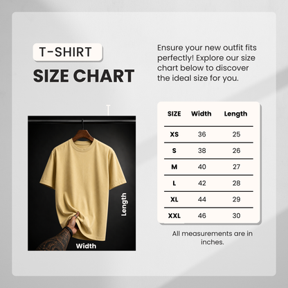 Unisex Supima Plain T-Shirt