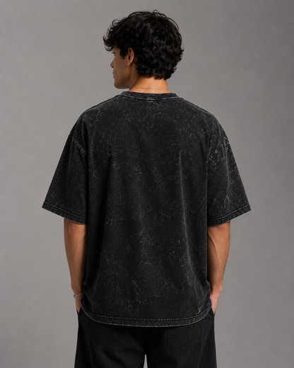 Unisex Acid Washed Oversized Tee