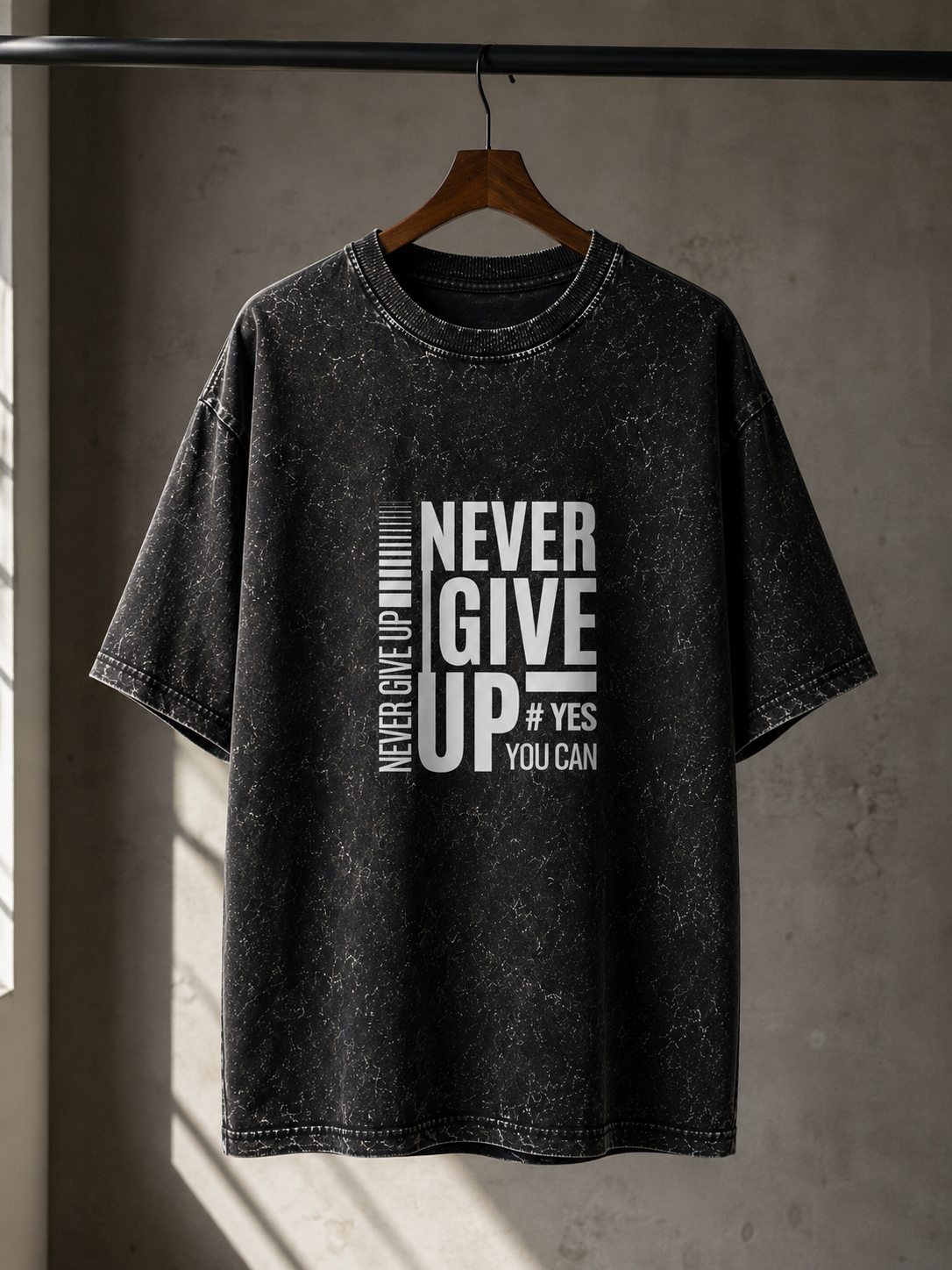 Unisex Acid Washed Oversized Tee