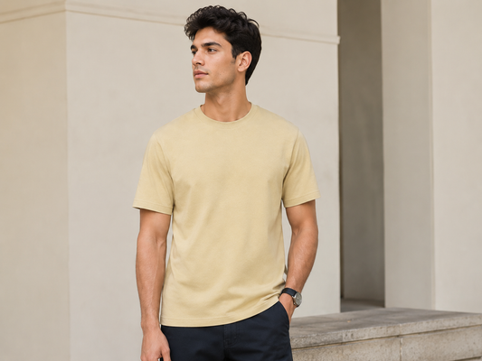 Unisex Supima Plain T-Shirt